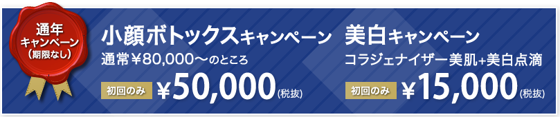 通年キャンペーン